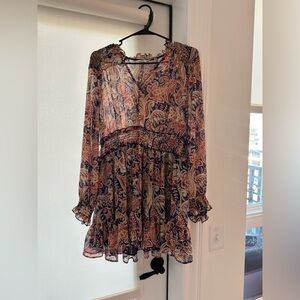 Zara Patterned Mini Dress